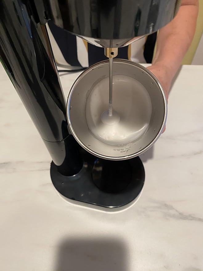 New DiFora ENA Drink Mixer, Milkfrother, Milkshake Maker, 100W., 120V., Two Speeds, Large Stainless Steel Cup, Black