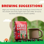 Load image into Gallery viewer, Peace Coffee Tree Hugger Signature Blend | 20 oz Whole Bean Dark Roast | Organic Fair Trade | Soft, Smooth Flavor | Shade Grown, Fresh Roasted