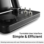 Load image into Gallery viewer, DJ Electric Gooseneck Kettle for Pour Over Coffee &amp; Tea - Water Boiler - Turntable Design - Quick Heating &amp; Temperature Control - Stainless Steel