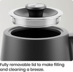 Load image into Gallery viewer, Chefman Gooseneck Electric Kettle, 0.8L Pour Over Tea Kettle for Coffee and Tea, One-Touch Operation, Boil-Dry Protection, Auto Shut-Off, Ultra-Fast Hot Water Boiler – Black