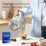 Load image into Gallery viewer, Cosori Electric Kettle, No Plastic Filter &amp; Spout, Tea Kettle &amp; Hot Water Boiler For Coffee &amp; Tea, Water Heater &amp; Teapot, Automatic Shut Off, Borosilicate glass, Green, 1.7L/1500W