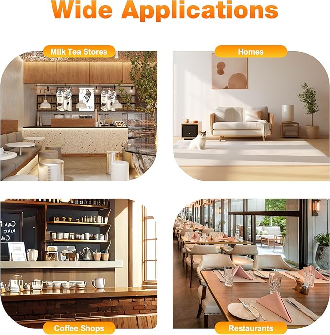 Electric Drink Mixer, Restaurant-Quality Retro Milkshake Maker & Milk Frother with 2 Speeds and 17 oz. Stainless Steel Cup, Smoothie Ice Cream Mixer for Commercial and Home