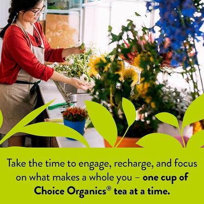 Choice Organic Teas - Favorites Variety Pack Sampler - Includes Earl Grey, Jasmine Green, Oolong, Rooibos, Cocoa Mint Puerh, and Grapefruit Honeybush Organic Teas - 96 Tea Bags (Pack of 6)