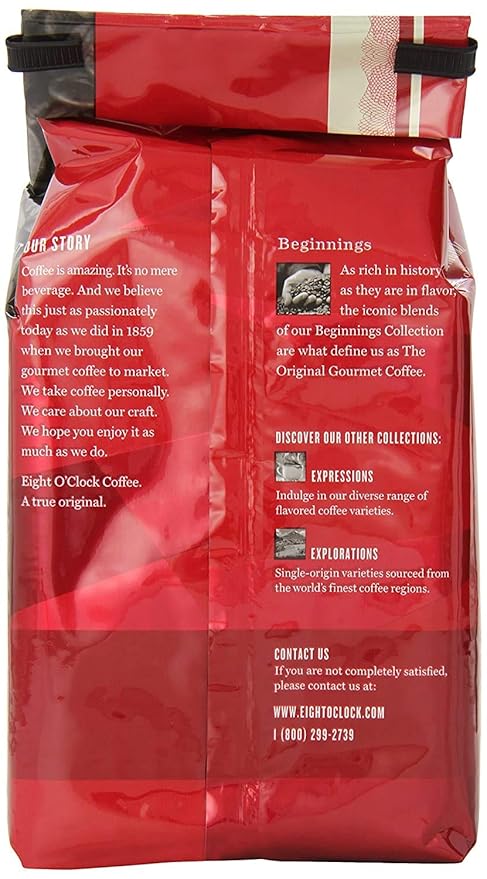 Eight O'clock Original Whole Bean Coffee, 12 oz