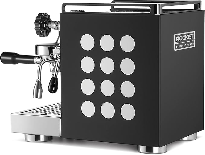 Rocket Espresso Appartamento Nera Espresso Machine and Eureka Mignon Notte Grinder Bundle (White)