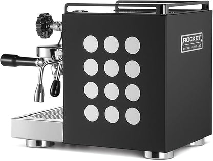 Rocket Espresso Appartamento Nera Espresso Machine and Eureka Mignon Notte Grinder Bundle (White)