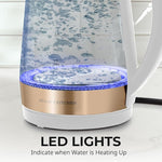 Load image into Gallery viewer, Zulay Kitchen Fast Boiling Electric Water Kettle - 1.7L, 1500W, Auto Shut-Off for Overboil &amp; Boil Dry Protection, Cool-Touch Handle, 360° Base - Rapid Teapot Boiler For Coffee &amp; Tea - White Copper