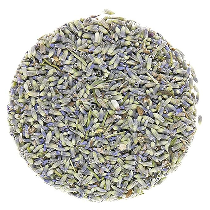 Lavender Caffeine Free Herbal Tea Pouches - 2oz | Loose Leaf Herbal Blend | French Provence Lavender | Relaxing Floral Aroma | Loose Leaf Pouches | Herbal Infusion Tea