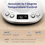 Load image into Gallery viewer, Mecity Electric Gooseneck Kettle With LCD Display Automatic Shut Off Retro Coffee Kettle Temperature Control Hot Water Boiler to Pour Over Tea, 1200 Watt Quick Heating Tea Pot, 0.8L, Stainless Steel