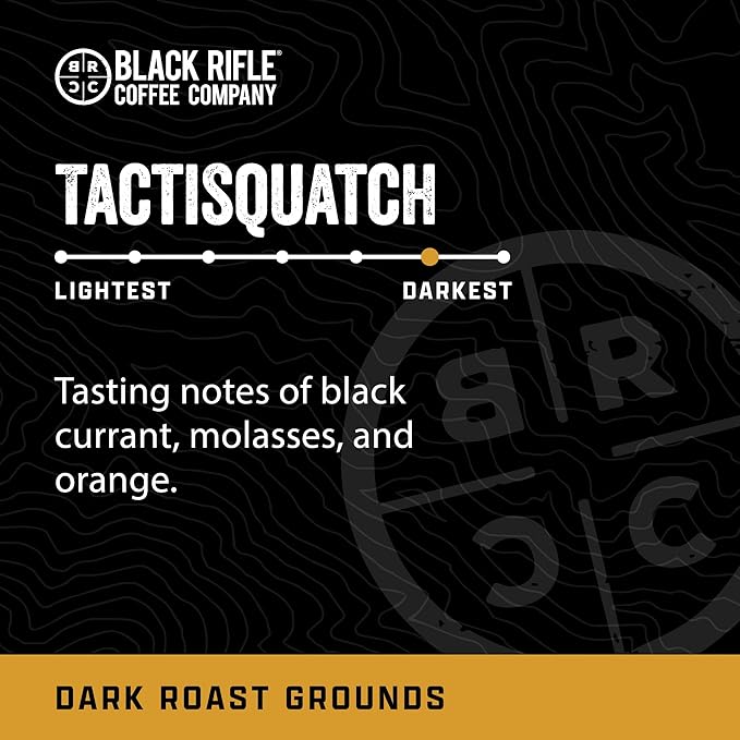 Black Rifle Coffee Company Tactisquatch Roast, Ground, 12 oz