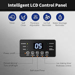 Load image into Gallery viewer, Commercial Ice Maker 130 LBS/24H, Upgraded 15" Wide Under Counter Ice Maker with 35LBS Ice Capacity, Commercial Ice Machine Self Clean Stainless Steel Built-in or Freestanding Large Ice Machine
