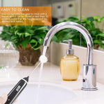 Load image into Gallery viewer, Delm Milk Frother Electric USB Stainless Steel Accessory - Frother Wand Foam Maker for Lattes - Milk Frother Handheld for Cappuccino, Frappe, Matcha, Hot Chocolate - Frother for Coffee (white)