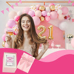 Load image into Gallery viewer, Funny 21st Birthday Shot Glass for Her – Pink 2 oz Glass with Gift Box – Unique Gift for Women,Female, Friends, or Sister - Cheers to 21 Years – 2004 Pink Printed