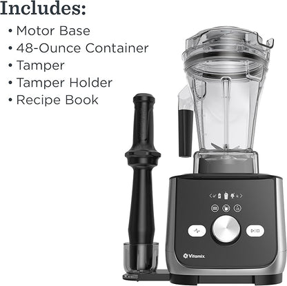 Vitamix Ascent X5 Blender with 10 Blending Programs, Self-Cleaning Program, Professional-Grade Blender for Smoothies, Soups and More, Stainless-Steel Blades, 48 Oz Container, Shadow Black