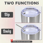 Load image into Gallery viewer, 20oz Tumbler Bulk Stainless Steel Tumbler Cup with Lid Vacuum Insulated Double Wall Travel Mug, Durable Powder Coated Travel Coffee Tumbler Mug for Hot &amp; Cold Drinks, Stainless Steel,12 Pack