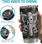 Load image into Gallery viewer, Viking Gifts for Men Viking Cup Tumbler 20oz Vikings Stainless Steel Insulated Tumblers Coffee Travel Mug Gift for Birthday Christmas