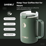 Load image into Gallery viewer, Pour Over Camp Coffee Maker Set– Vacuum Insulated Mug with Leakproof Lid, Stainless Steel Micro Filter, Scratch-Resistant Finish, Portable Coffee Maker for Camping, Travel &amp; Outdoor Adventures