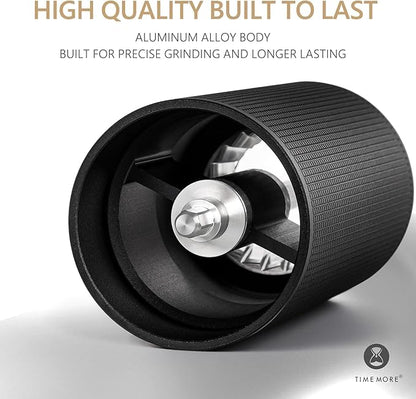 TIMEMORE Chestnut C3S Manual Coffee Grinder, Hand Coffee Grinder with Adjustable Grind Setting, Stainless Steel S2C Conical Burr Coffee Grinder, for Espresso to French Press