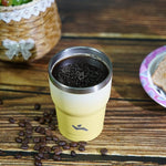 Load image into Gallery viewer, 10 oz Tumbler with Handle and 2 Straw 2 Lid, Insulated Water Bottle Stainless Steel Vacuum Cup Reusable Travel Mug,Army Green