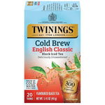Load image into Gallery viewer, Twinings English Classic Cold Brew Iced Tea Bags, 20 Count (Pack of 1), Unsweetened Black Tea, Caffeinated, 20 Teabags