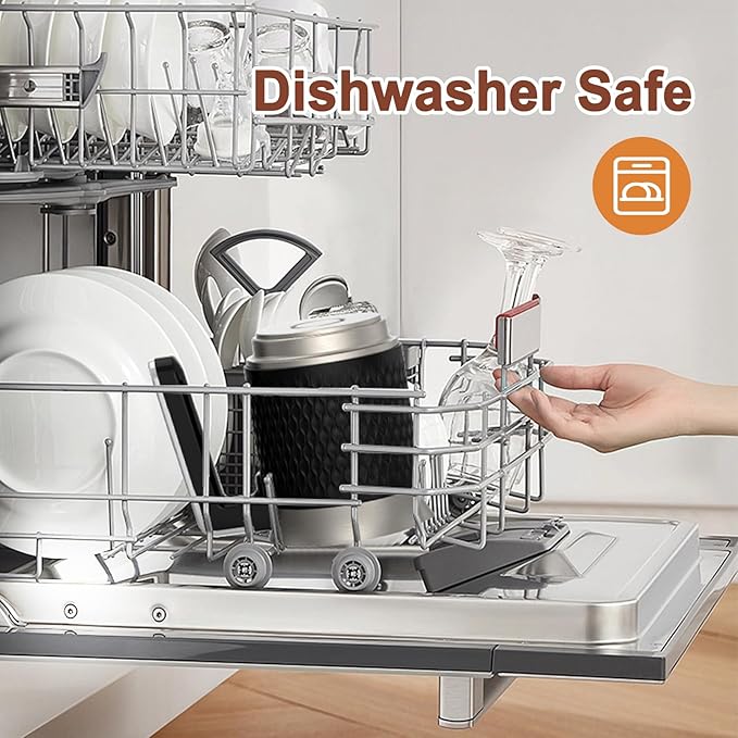 5 In 1 Milk Frother, Electric Milk Frother and Steamer 11.8oz Automatic Milk Steamer Hot & Cold Foam Maker, Milk Warmer Dishwasher Safe & Silent Working for Coffee,Latte,Cappuccino,Hot Chocolate