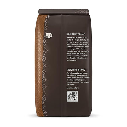 Peet's Coffee, Dark Roast Ground Coffee - French Roast 36 Ounces (2 Bags of 18 Ounces)