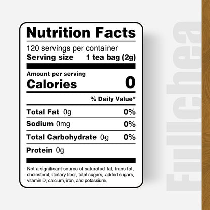 FullChea - Turmeric Ginger Cinnamon Tea Bags, 120 Teabags, 2g/bag - Premium Turmeric, Ginger, Cinnamon - Non-GMO - Caffeine-free - Aid Digestion & Boost Immunity