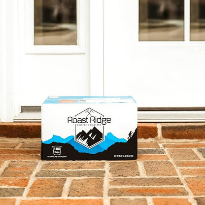 Roast Ridge Single Serve Coffee Pods for Keurig K-Cup Brewers, Salted Caramel, Medium Roast, 100 Count