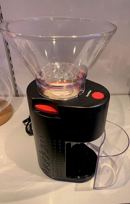 Bodum Bistro Standard Conical Burr Electric Coffee Grinder, 12 Inches, Black