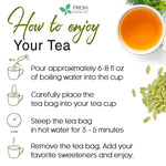 Load image into Gallery viewer, FreshDrinkUS, Premium 75 Fennel Seed Tea Bags – 100% Natural &amp; Pure, Handmade Herbal Tea, Eco-Friendly, Fresh Aroma, Made with Natural Material Tea Bags. No Sugar, No Caffeine, No Gluten, Vegan.