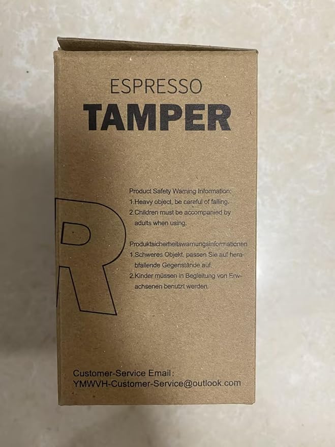 Espresso Tamper 53.3mm with 20lb/30lbs Replacement Springs Tamper Black, Professional Barista Coffee Tamper With 100% Stainless Steel Ripple Base, Compatible with Breville 54mm Portafilter