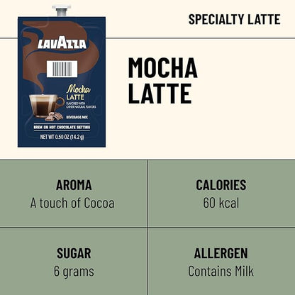 Lavazza Mocha Latte Freshpacks for Flavia Brewers (Pack of 36 Freshpacks)