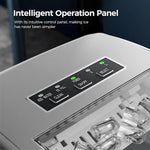 Load image into Gallery viewer, Ice Makers Countertop,26Lbs/24H,9 Cubes in 6 Mins,Portable Ice Maker Machine with Self-Cleaning,2 Sizes of Bullet Ice,Perfect for Home Kitchen(Grey)