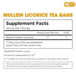 Load image into Gallery viewer, FreshDrinkUS, Premium 55 Mullein Licorice Tea Bags, 100% Natural, Blend of Mullein Leaves, and Licorice Root. Made with Natural Material Tea Bags. No Sugar, Vegan.