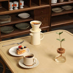 Load image into Gallery viewer, Pour Over Coffee Maker Set,Ceramic Pour Over V60 Coffee Dripper Set with 20 Count Paper Coffee Filters,for Home Café Restaurant Camping,15.8 Ounces(Multi-Color Dot)