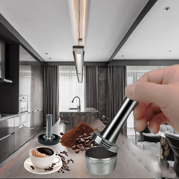 Coffee Tamper 40mm 41mm, Espresso Tamper 40mm 41mm, 40mm 41mm 304 Stainless Steel Espresso Coffee Tamper with Mat