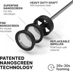 Load image into Gallery viewer, Subminimal NanoFoamer V2 Performance Milk Foamer | NEW Model Edition | Waterproof, Dual-Speed, Stainless Steel | Microfoamed Milk in 30 Seconds, Barista-Style Coffee Drinks Home