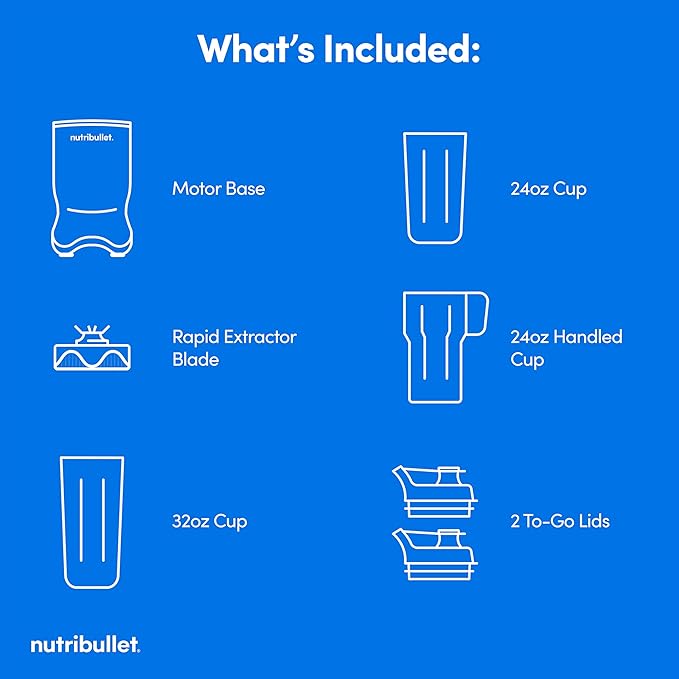 nutribullet Ultra Personal Blender NB50500AW, 32 oz, Pearl White