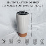 Load image into Gallery viewer, Mora Double Wall Ceramic Coffee Travel Mug with Lid, 14 oz, Portable, Microwave, Dishwasher Safe, Insulated Reusable Tall Cup, Splash Resistant Lid - To Go Tumbler for Car Cup Holder, Cotton White