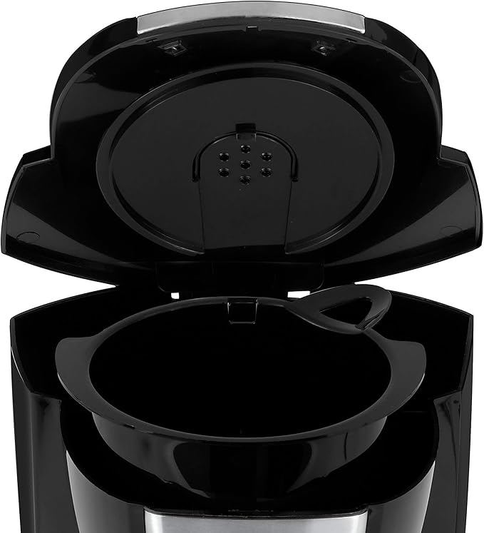 BLACK+DECKER DCM100B 12-Cup Programmable Coffeemaker with Glass Carafe, Black, One Size