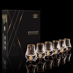 Load image into Gallery viewer, 【2025 New Design】DUJUST‌ Elegant Curvaceous Shot Glass(1.5oz), Crystal Shot Glass Set Decorated with 24K Gold Leaf Flakes BPA-Free &amp; Lead-Free, Perfect for Décor &amp; Collection, Gift Choices - 6 pcs