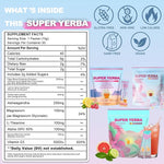 Load image into Gallery viewer, Super Yerba Mate Instant Powder Variety Pack - Citrus, Lemon &amp; Grapefruit Flavors | 30 Servings Each | Energy Boost, Mental Clarity, Gut Health &amp; Satiety | Prebiotics, Probiotics, Hot &amp; Cold Brew, Portable (3pcs/set)