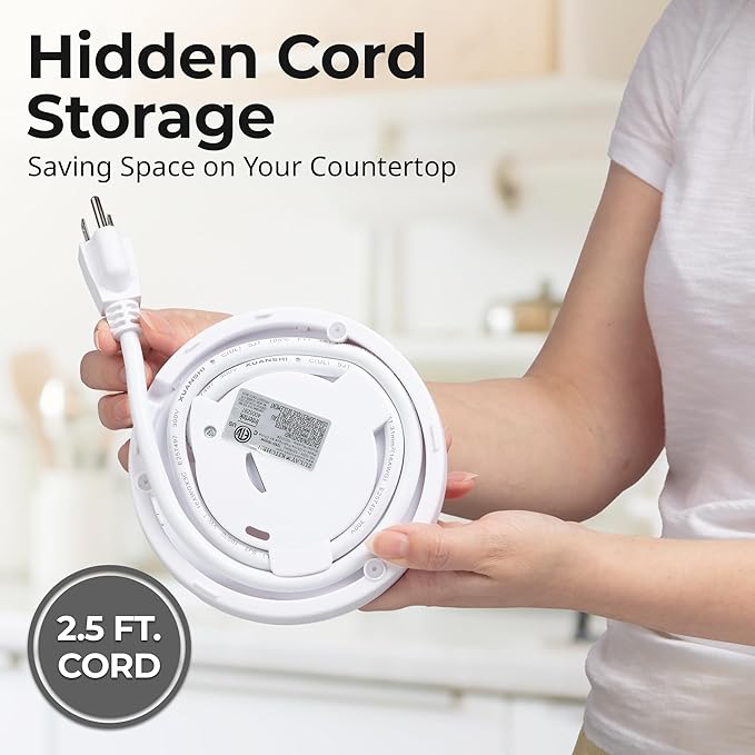 Zulay Kitchen Fast Boiling Electric Water Kettle - 1.7L, 1500W, Auto Shut-Off for Overboil & Boil Dry Protection, Cool-Touch Handle, 360° Base - Rapid Teapot Boiler For Coffee & Tea - White Copper