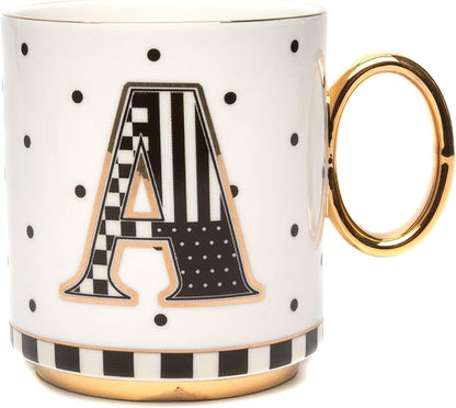 MACKENZIE-CHILDS My Mug, Decorative Ceramic Coffee Mug with Handle, A