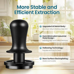 Load image into Gallery viewer, MHW-3BOMBER 53.3mm Espresso Coffee Tamper for Breville, 30lbs Constant Pressure Espresso Hand Tamper with Sound Feedback, Extra 15lbs Spring Loaded, Fit 54mm Portafilter, Astra Tamper, T7017-OS