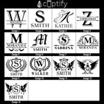 Load image into Gallery viewer, Personalized Shot Glasses Set of 25 Black Bottom Custom 2 oz Cordial Shot Glass Initial and Name for Gifts, Weddings, Birthdays, Party, Event, Decorations