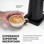 Load image into Gallery viewer, Subminimal NanoFoamer Pro Gen-2 – Revolutionary Hands-Free Microfoam Milk Maker for Cafe-Quality Foam, Coffee Bar Accessories for Dairy &amp; Plant-Based Milk, Perfect Coffee Gifts – US Plug Type