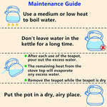 Load image into Gallery viewer, Tea Kettle Stovetop, 3.2 Qt Stainless Steel Whistling Kettle for Stove Top, Food Grade Teapot with Wood Pattern Handle for Coffee, Milk etc, Gas Electric Applicable (Black)