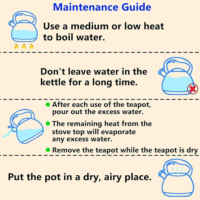 Tea Kettle Stovetop, 3.2 Qt Stainless Steel Whistling Kettle for Stove Top, Food Grade Teapot with Wood Pattern Handle for Coffee, Milk etc, Gas Electric Applicable (Black)