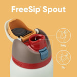 Load image into Gallery viewer, Owala FreeSip Insulated Stainless Steel Water Bottle with Straw for Sports, Travel, and School BPA-Free Sports Water Bottle, 32 oz, Boneyard